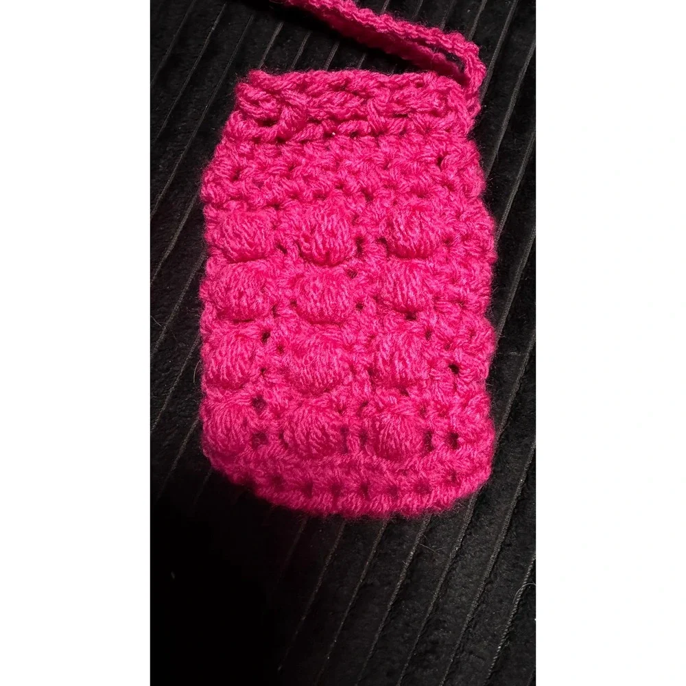 Handmade crochet soap
